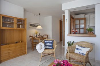 Apartamentos Edificio Puerto Colonia Sant Jordi Mallorca Living Room Sala estar 1 Bedroom Vsita Mar