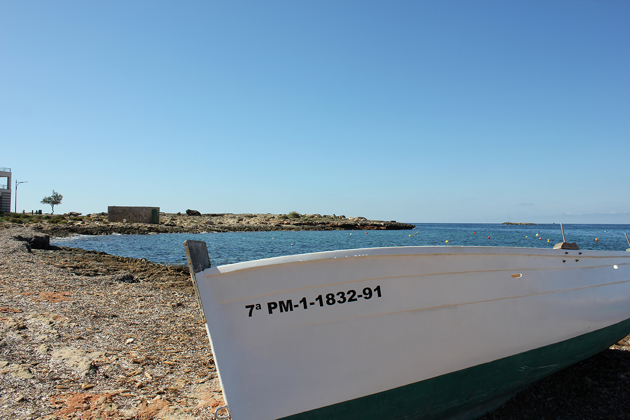 Boat on Cala Galiota